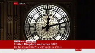 Thumbnail image for BBC News Channel (New Year Crossover)  - 2021/2022